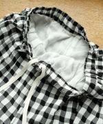 メッシュギンガムチェック　パンツ