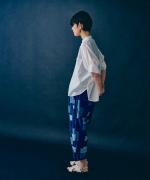 塩縮ドット ブラウス