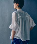 塩縮ドット ブラウス