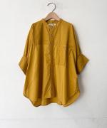 塩縮ドット ブラウス