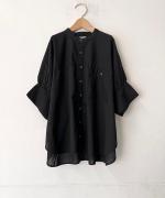 塩縮ドット ブラウス