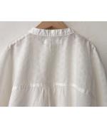 塩縮ドット ブラウス