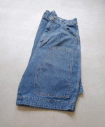 ストレートデニム　ハーフパンツ