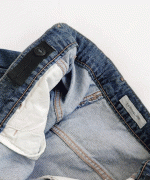 ストレートデニム　ハーフパンツ