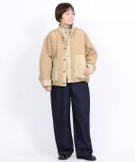 パターンキルト　ブルゾン