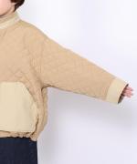 パターンキルト　ブルゾン