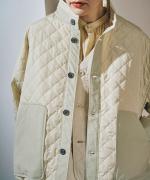 パターンキルト　ブルゾン