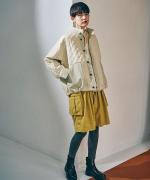 パターンキルト　ブルゾン