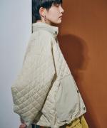 パターンキルト　ブルゾン