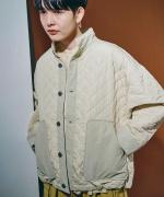 パターンキルト　ブルゾン