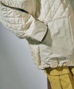 パターンキルト　ブルゾン