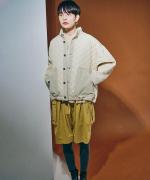 パターンキルト　ブルゾン