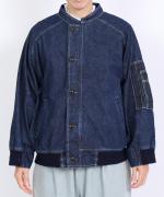 ネップデニム　ブルゾン