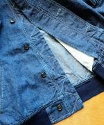 ネップデニム　ブルゾン