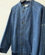 ネップデニム　ブルゾン