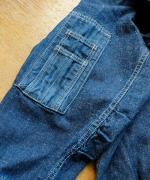 ネップデニム　ブルゾン