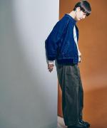 ネップデニム　ブルゾン