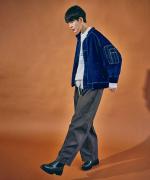 フェード加工ツイル　パンツ