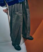 フェード加工ツイル　パンツ