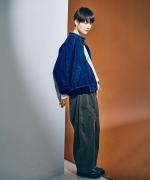 フェード加工ツイル　パンツ