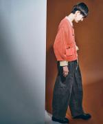 フェード加工ツイル　パンツ