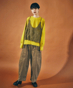 フェード加工ツイル　パンツ