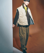 フェード加工ツイル　パンツ