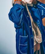 インディゴダイリップストップ　コート