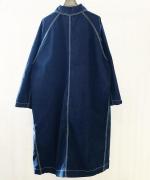 インディゴダイリップストップ　コート