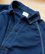 インディゴダイリップストップ　コート