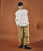 ナイロンリップストップ　パラシュートパンツ