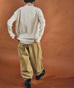 ナイロンリップストップ　パラシュートパンツ