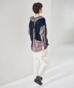 ケミカルカットワーク刺繍　パンツ