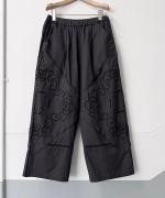 ケミカルカットワーク刺繍　パンツ