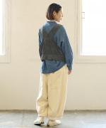 ソフトコーデュロイ　ベスト