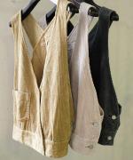 ソフトコーデュロイ　ベスト