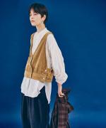 ソフトコーデュロイ　ベスト