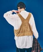 ソフトコーデュロイ　ベスト