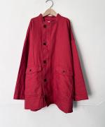 綿麻デニム　ジャケット