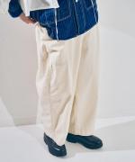 インディゴダイリップストップ　パンツ