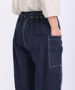 インディゴダイリップストップ　パンツ