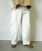 インディゴダイリップストップ　パンツ