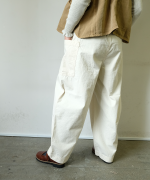 インディゴダイリップストップ　パンツ