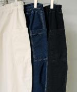 インディゴダイリップストップ　パンツ
