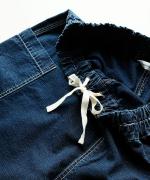 インディゴダイリップストップ　パンツ