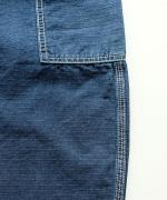 インディゴダイリップストップ　パンツ