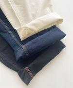 インディゴダイリップストップ　パンツ