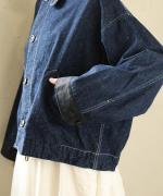 ネップデニム　ジャケット