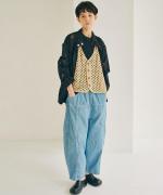 ネップデニム　パンツ