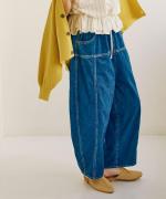 ネップデニム　パンツ